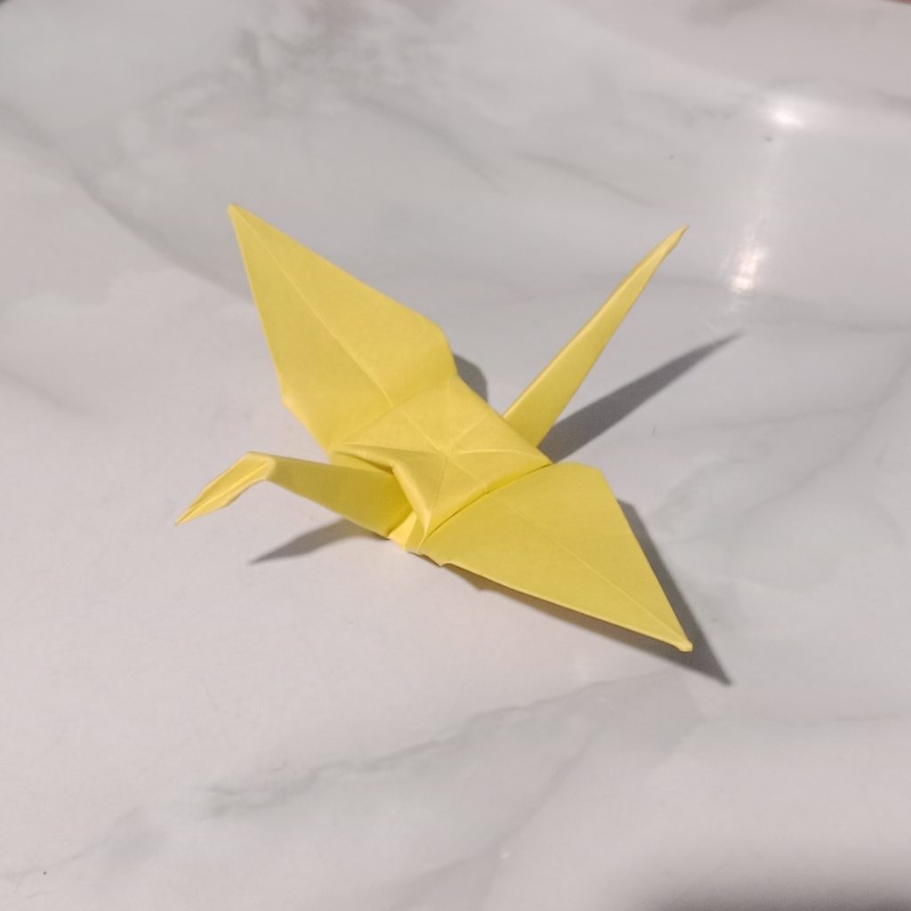 traditional origami crane