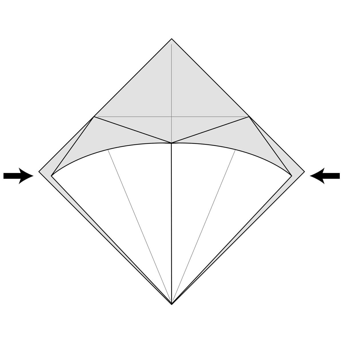 Bird Base Step 15