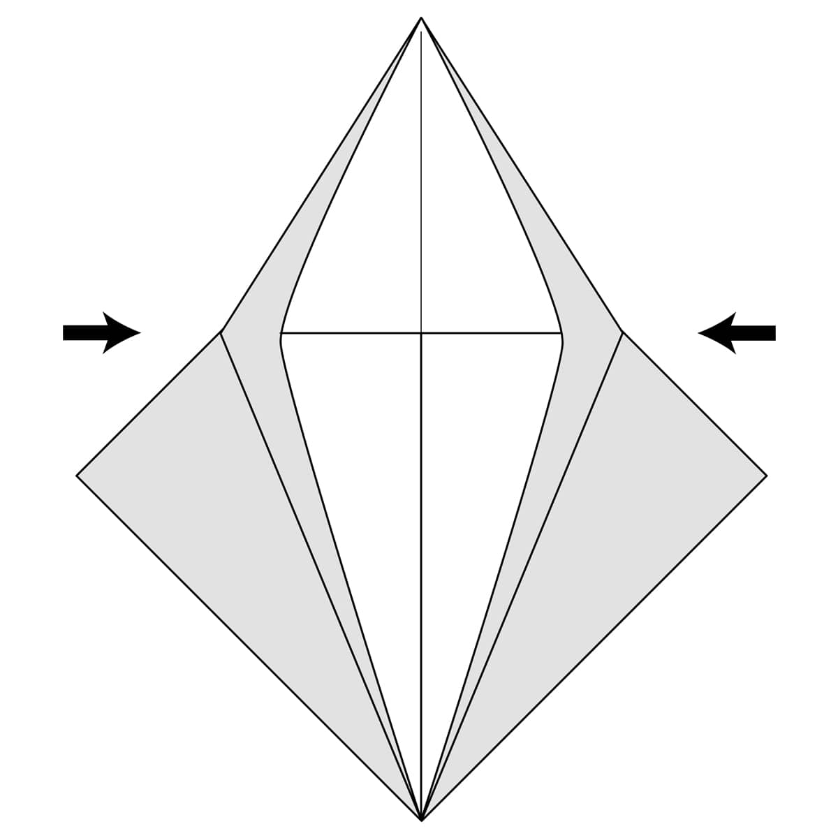 Bird Base Step 16