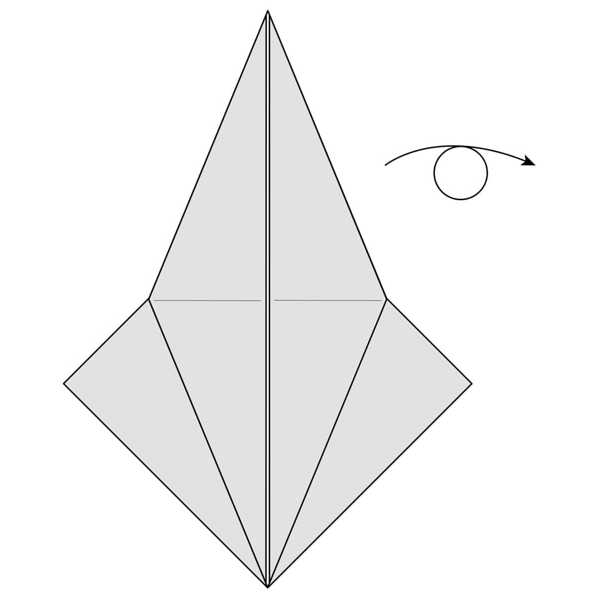 Bird Base Step 17