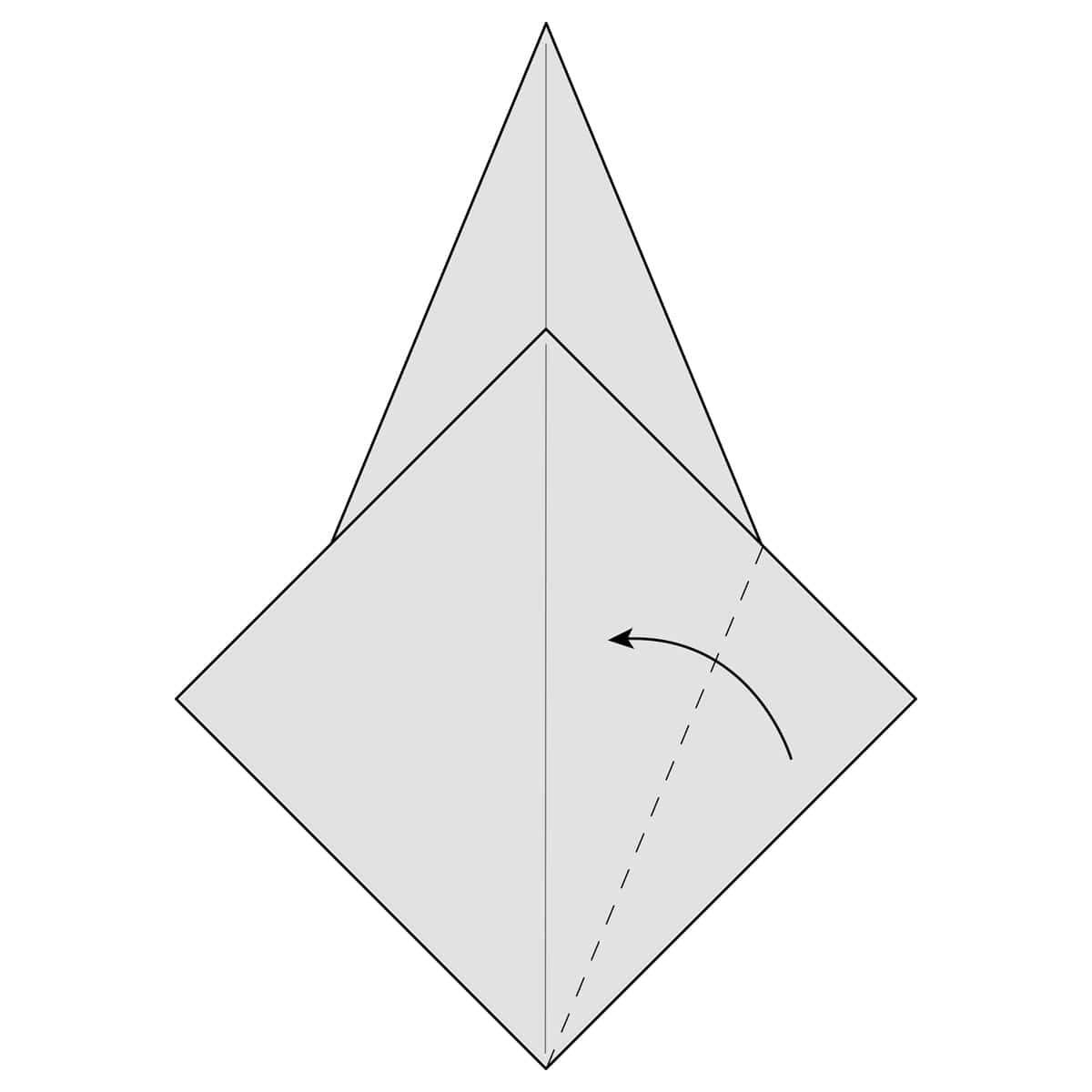 Bird Base Step 18