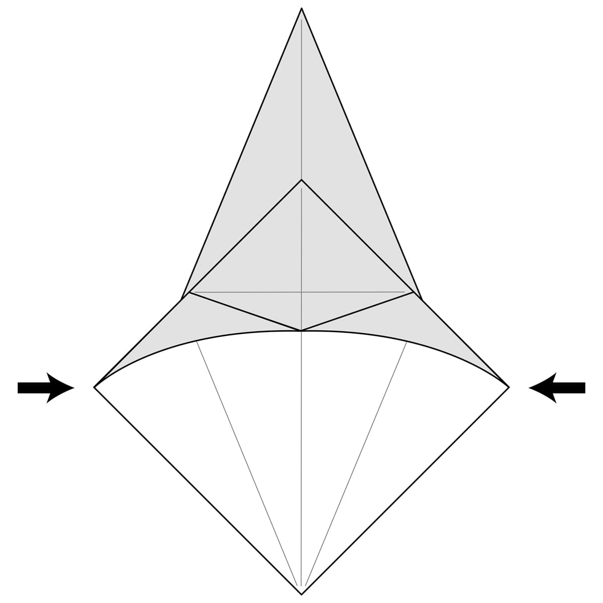 Bird Base Step 25