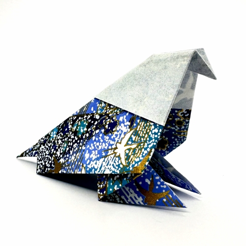 easy origami parrot