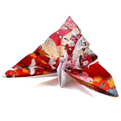 easy origami celebration crane