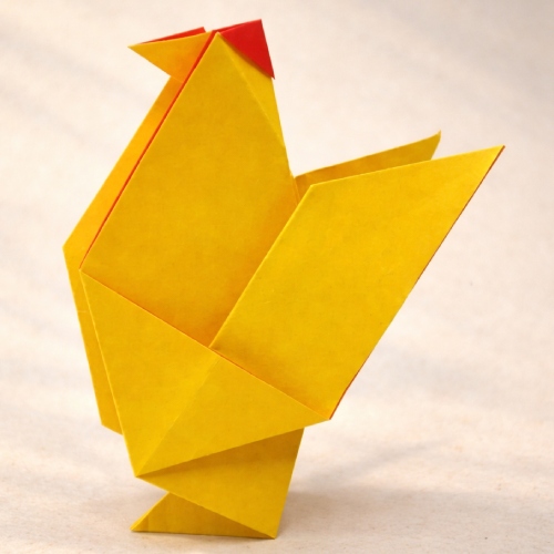 easy origami chicken