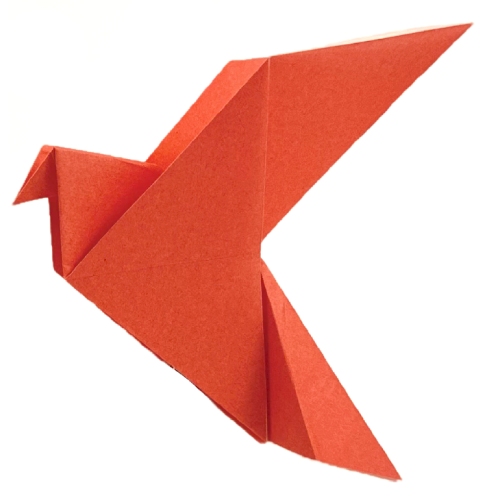 easy origami dove