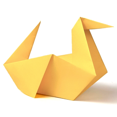 easy origami duck