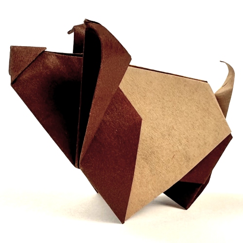 easy origami pig