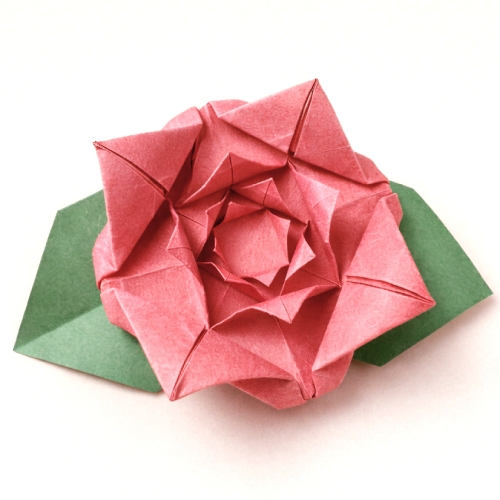 easy origami rose