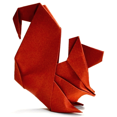 easy origami squirrel