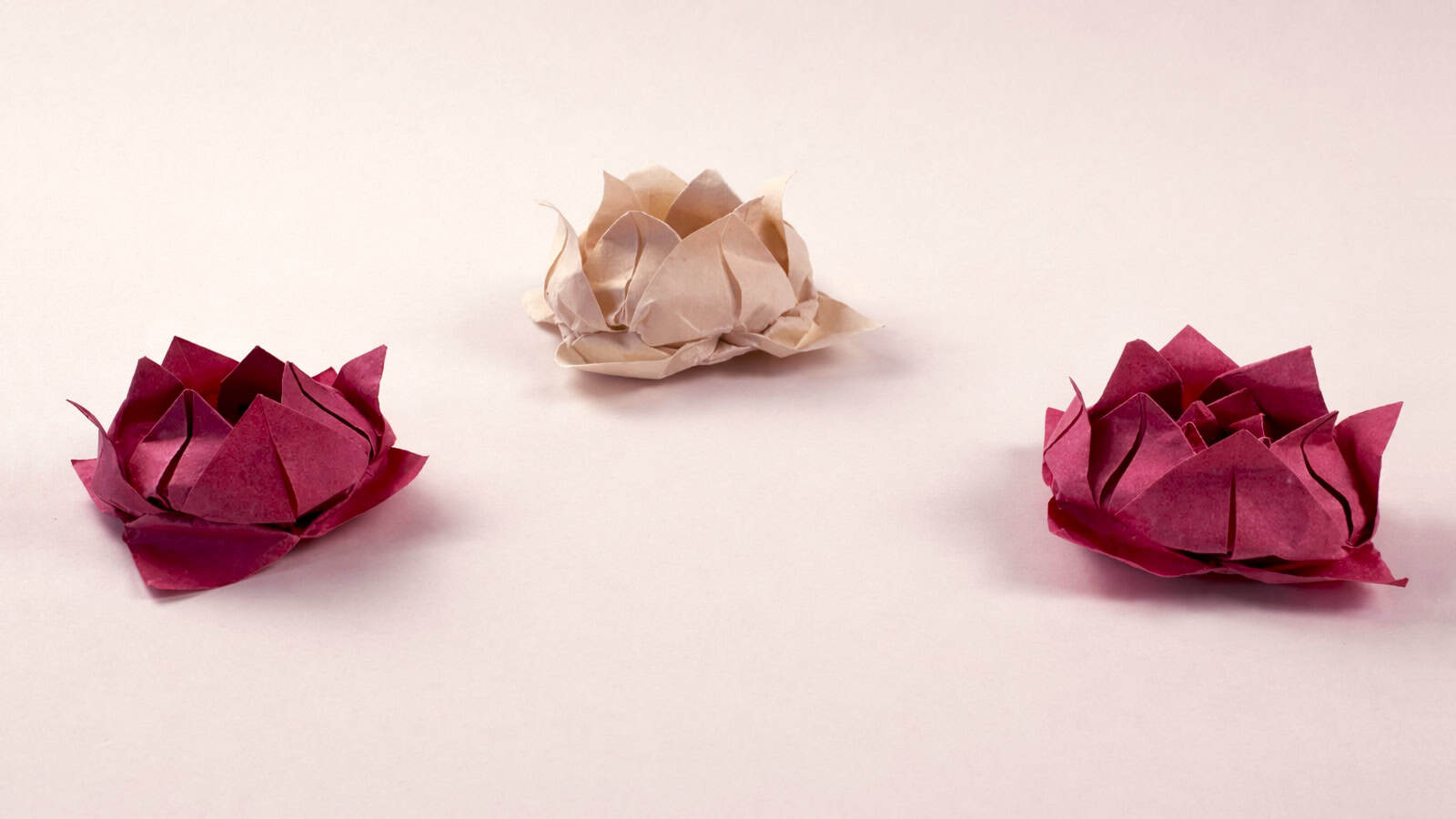 how to make an origami lotus
