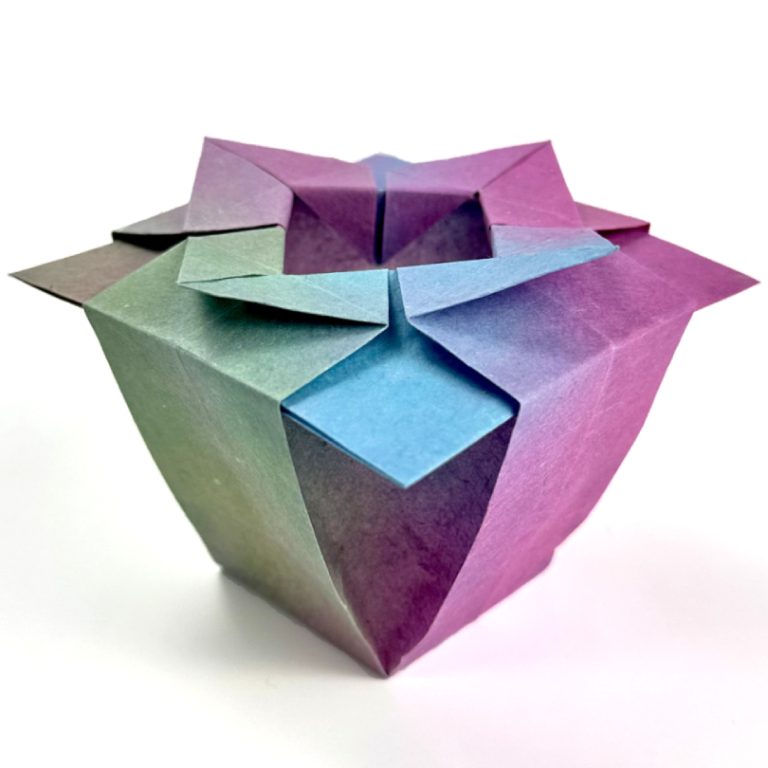 origami vase