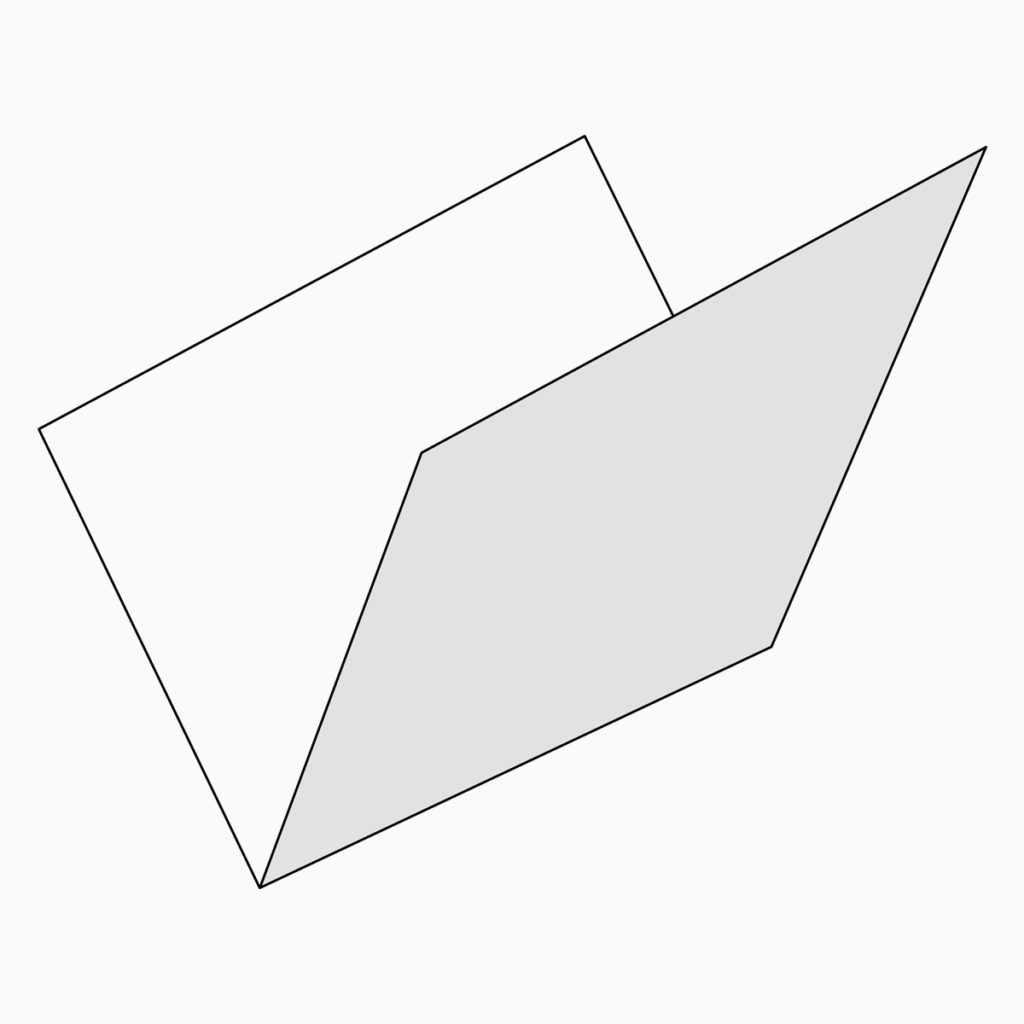 valley fold origami