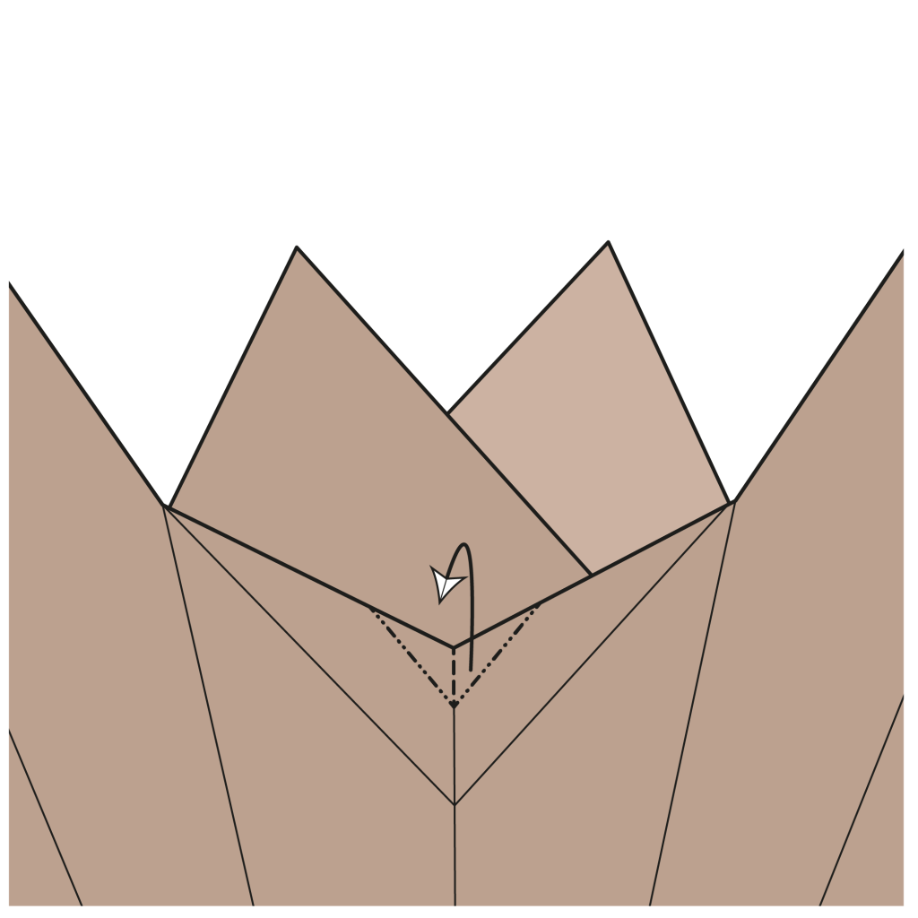 origami bat diagram step 11
