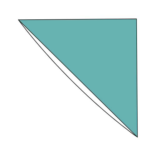 origami bookmark diagram completed