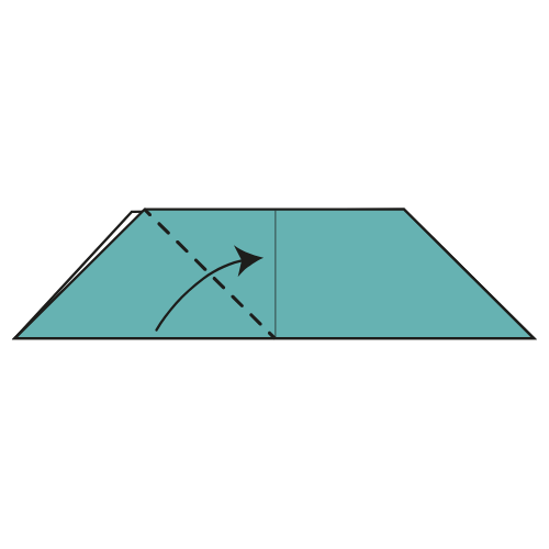 origami bookmark diagram step 6