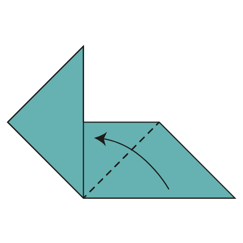 origami bookmark diagram step 7