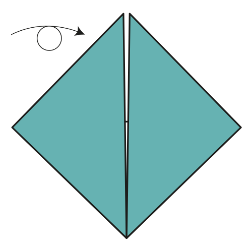 origami bookmark diagram step 8