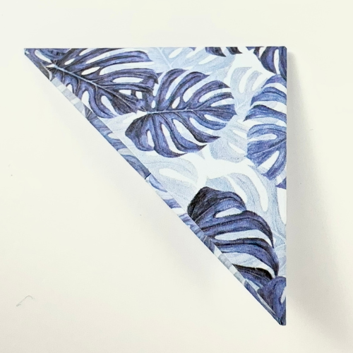 origami bookmark paper fold completed