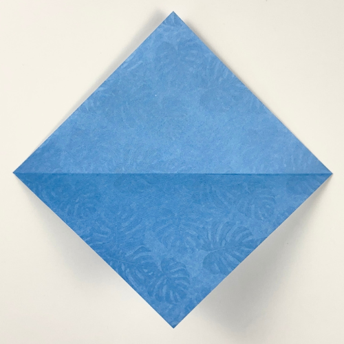 origami bookmark paper fold step 1