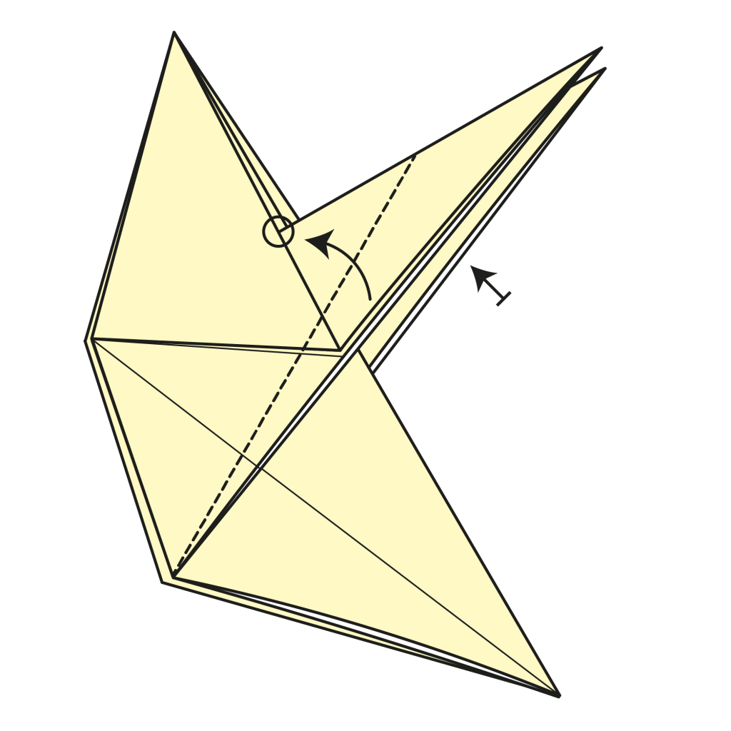 origami rabbit diagram step 10